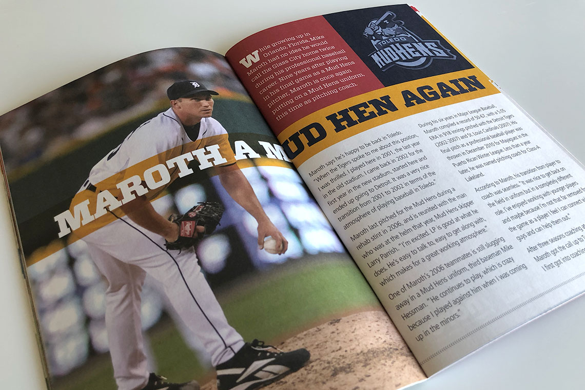 Toledo Mud Hens - Mike Maroth spread